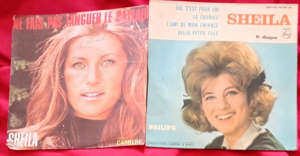 SHEILA / 19 X DISQUES VYNIL 45 TOURS CD et vinyles