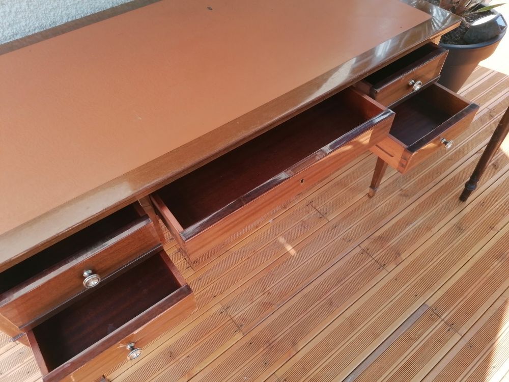 Bureau plat style Directoire 1950 Meubles