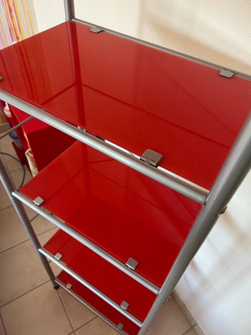 Ensemble Bureau et colonne &eacute;tag&egrave;res moderne Meubles