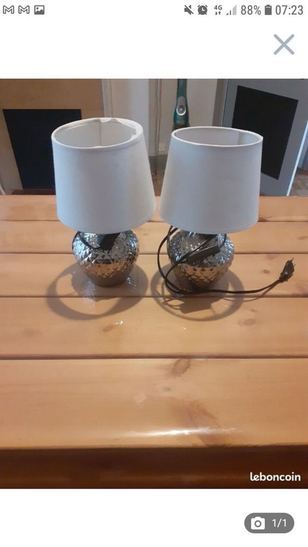 2 lampes Meubles