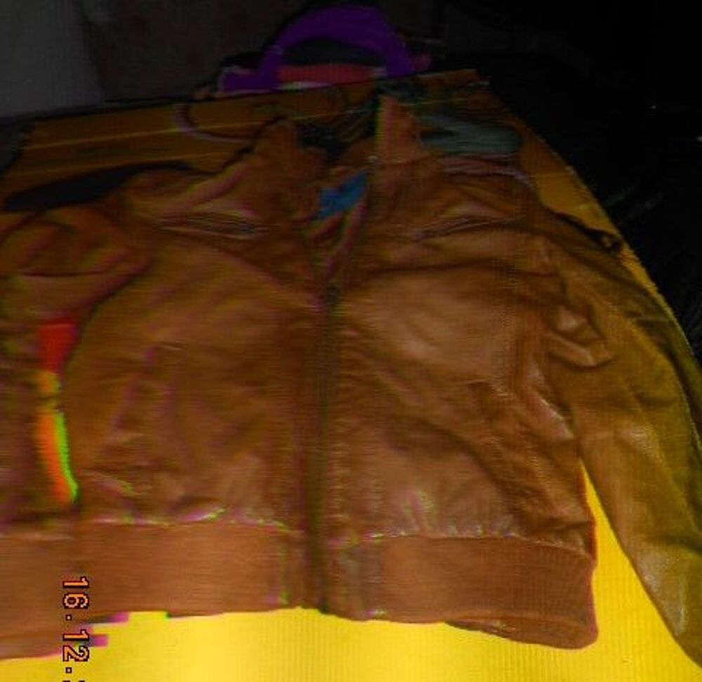 blouson style cuir Vêtements