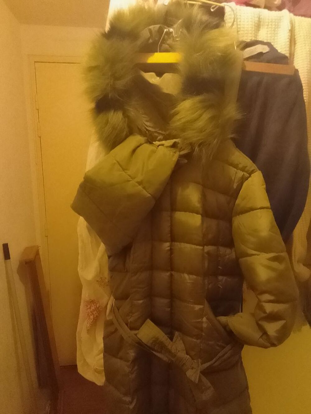 Doudoune femme kaki Vêtements