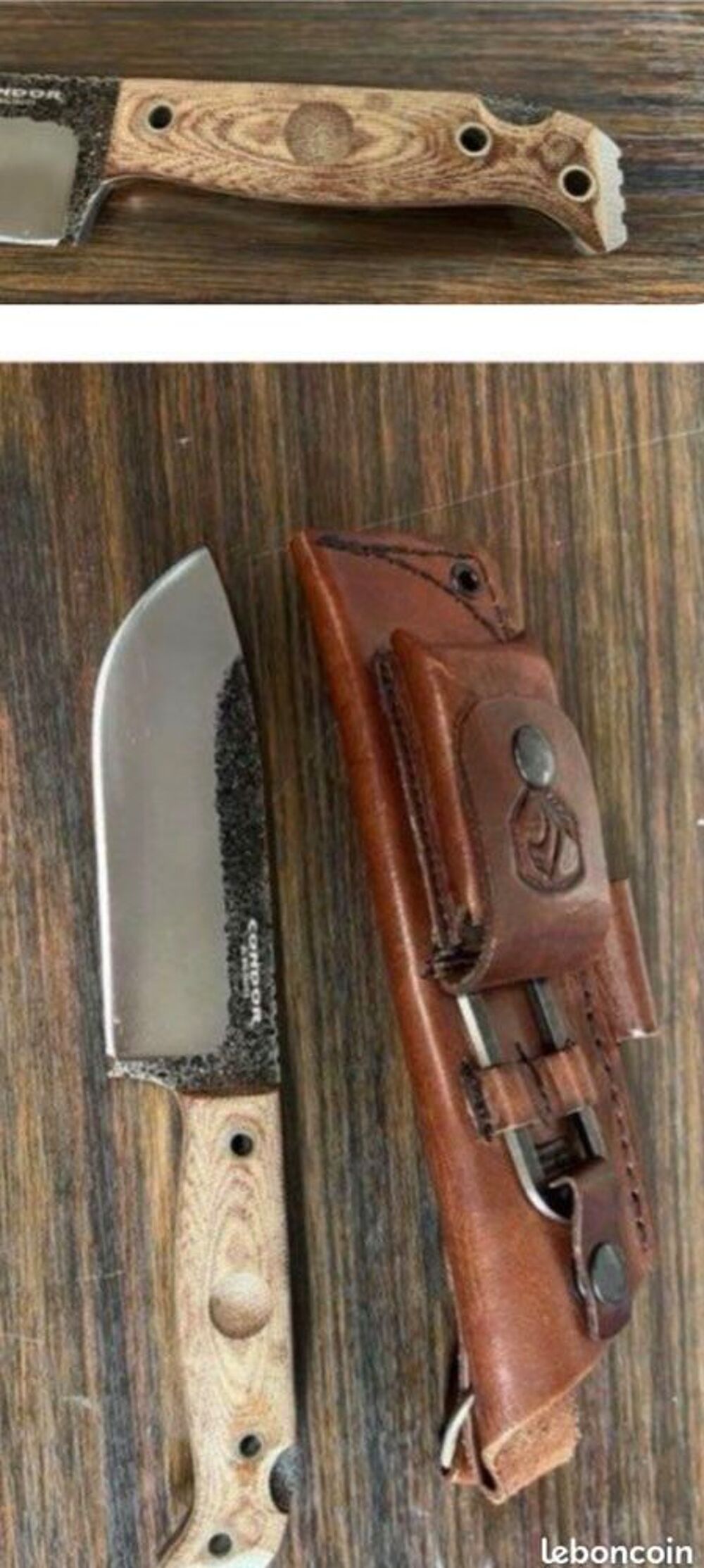 condor Selknam couteau de survie camping 