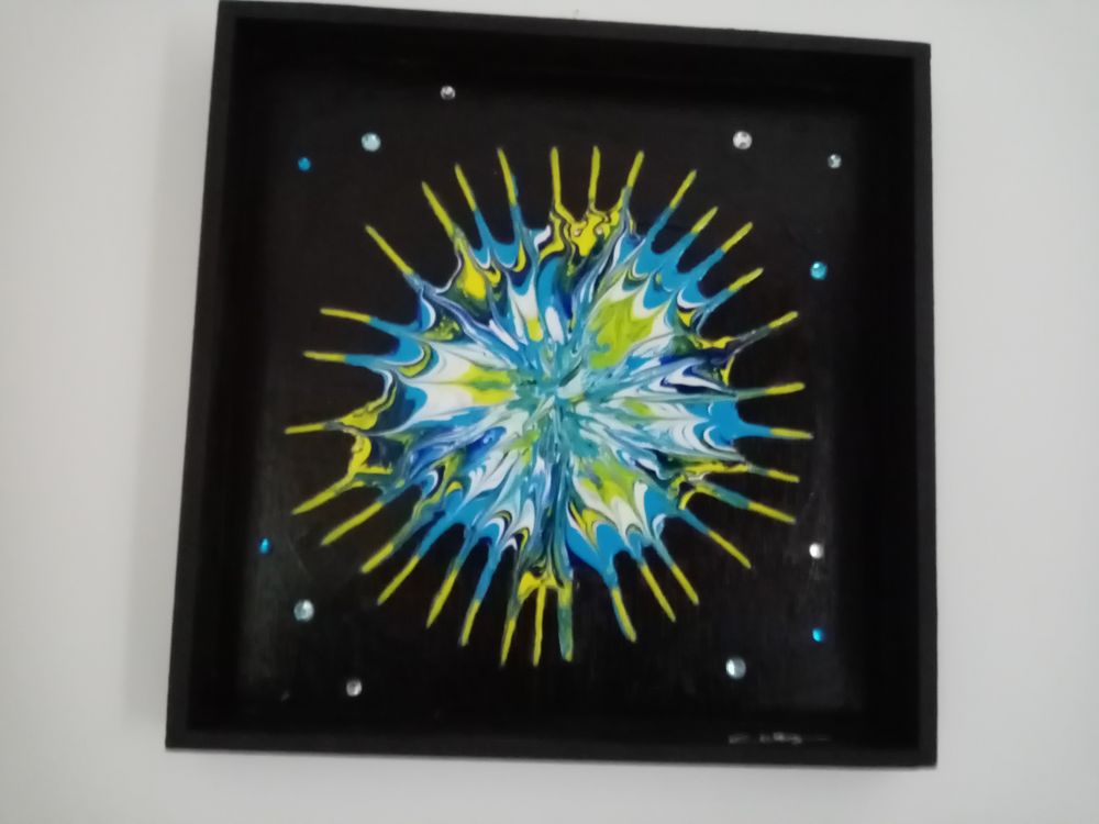 TABLEAU PEINTURE SUR BOIS Décoration