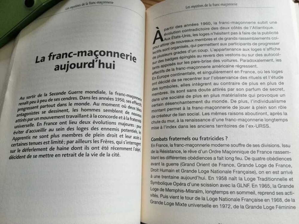 Les myst&egrave;res de la franc-ma&ccedil;onnerie / Gwenn Rigal Livres et BD