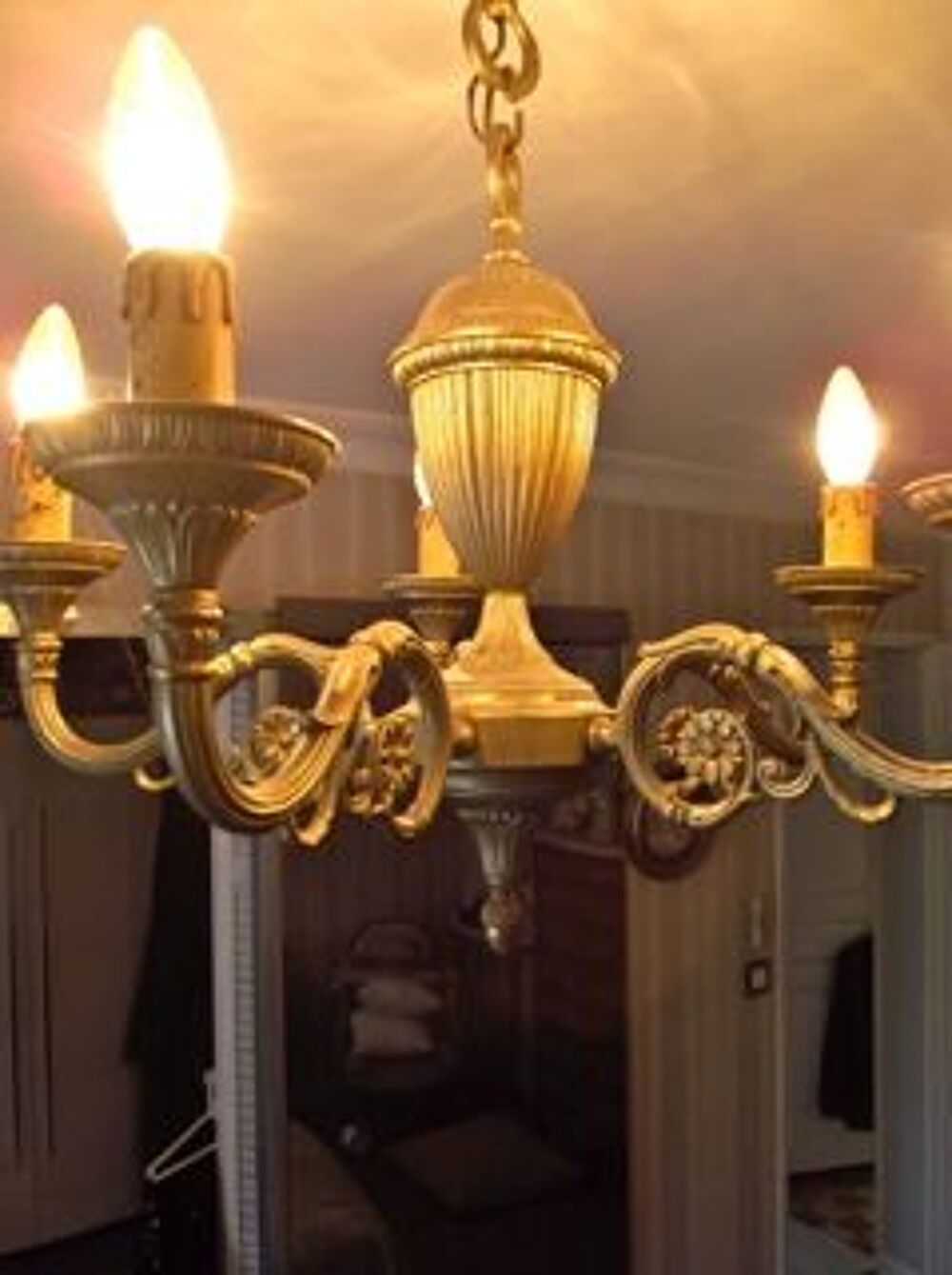 Lustre Bronze LOUIS XVI, Décoration