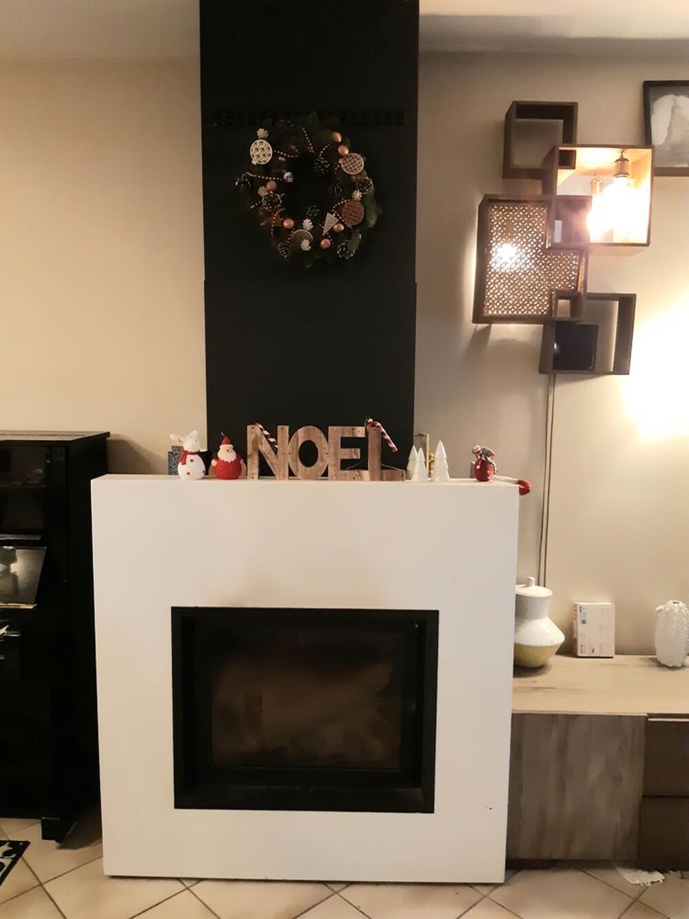 Po&ecirc;le chemin&eacute;e Brisach Kubic Décoration