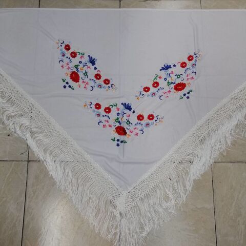 Ch�le Espagnol Multicouleur Blanc Marseille 1 (13)