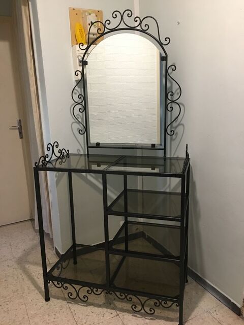 Miroir + console en fer forg 150 Beaucaire (30)