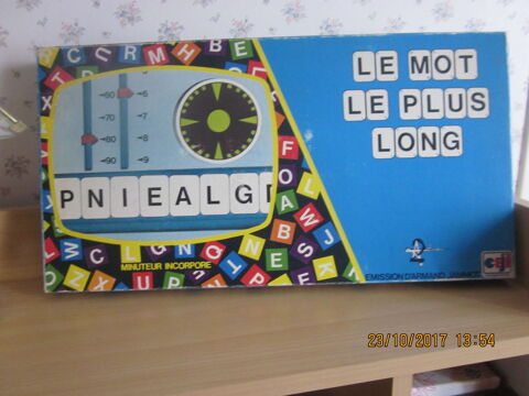 Jeu de socit  LE MOT LE PLUS LONG  2 Soucelles (49)
