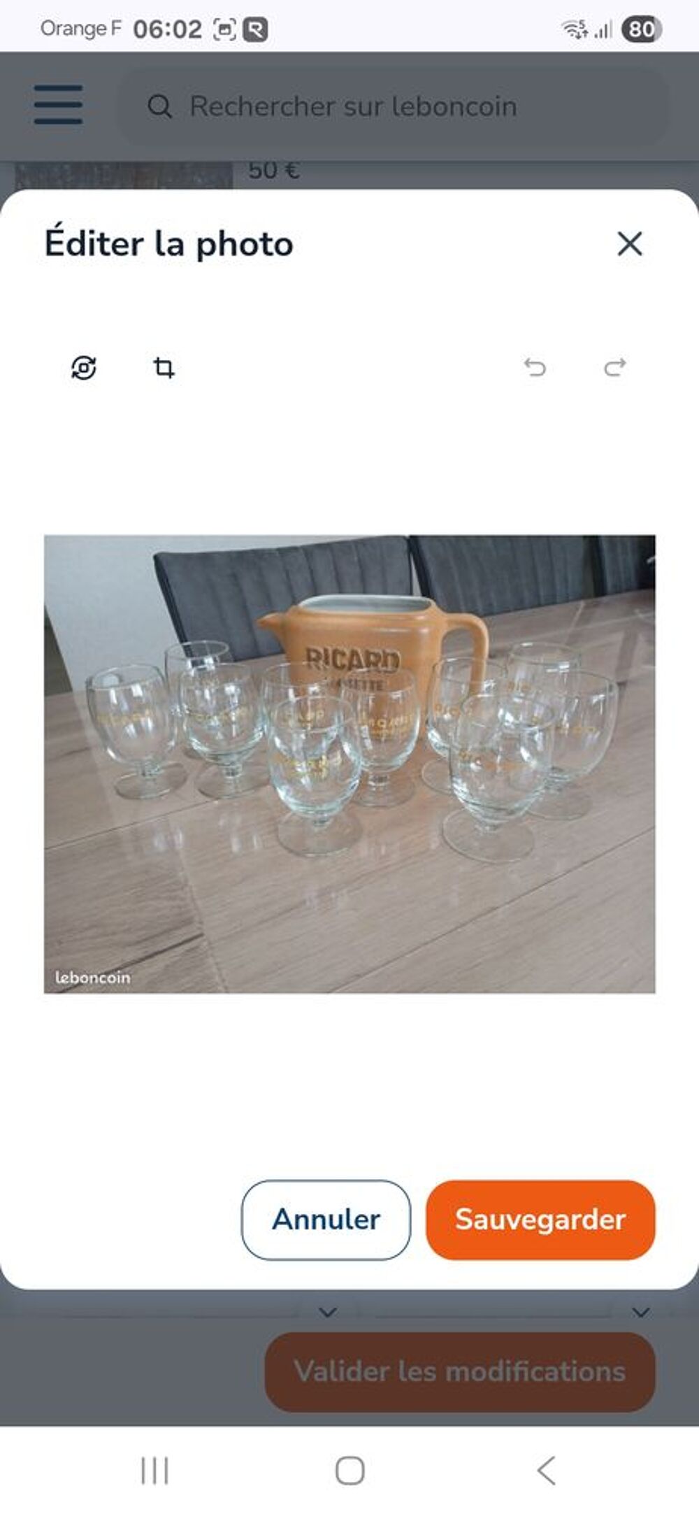 Service &agrave; Ricard Décoration