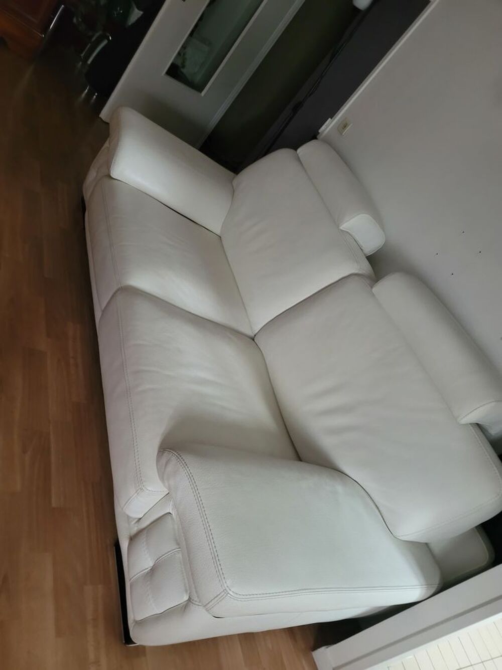 Canap&eacute; cuir v&eacute;ritable italien Meubles