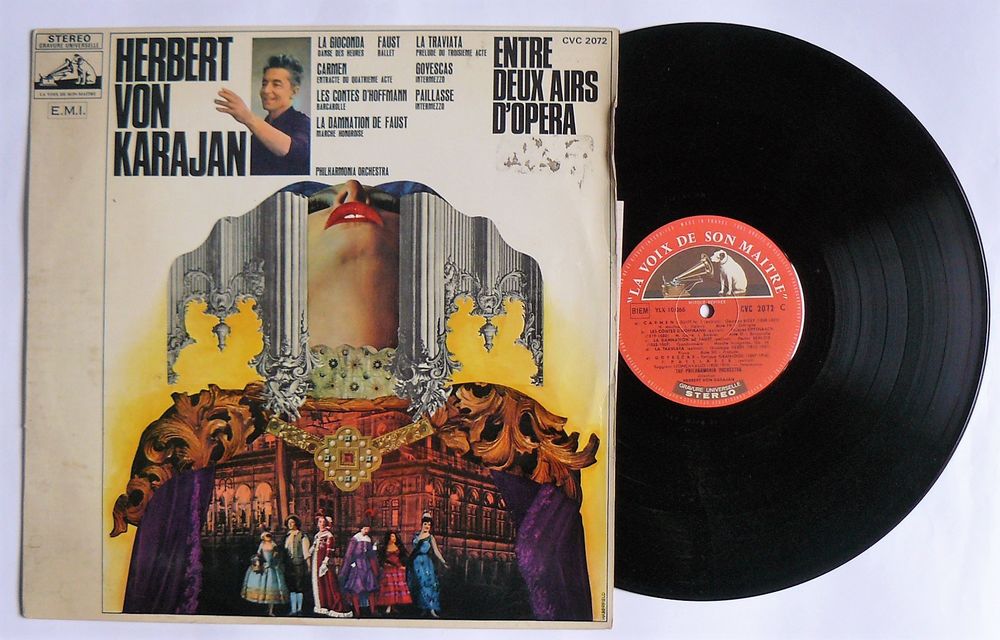 LP Herbert von KARAJAN : Entre deux airs d'Op&eacute;ra CD et vinyles