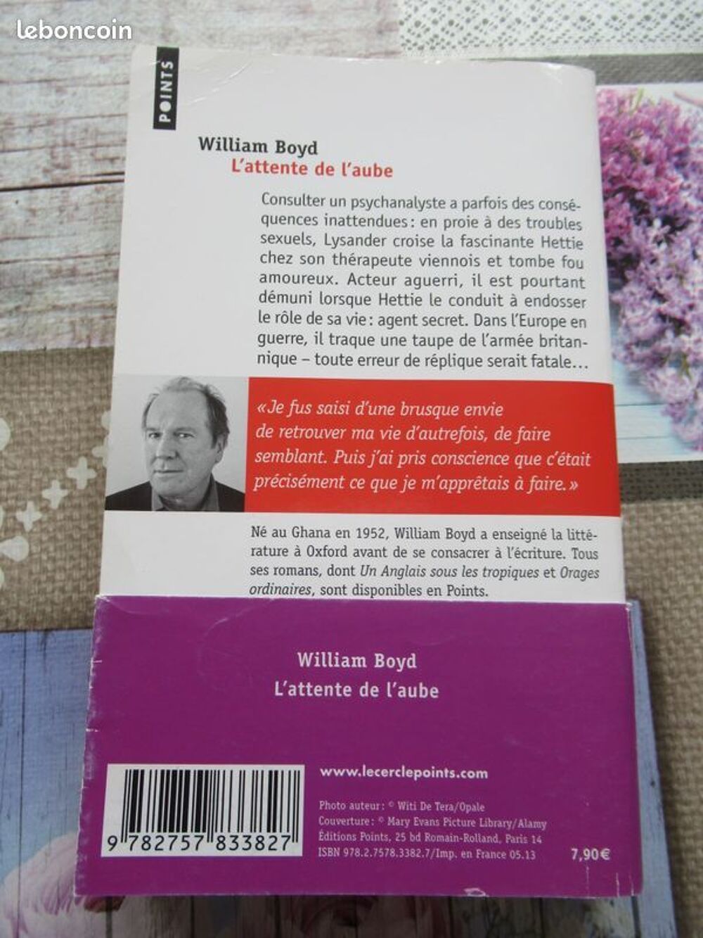 "L'Attente de l'Aube" de William BOYD Livres et BD