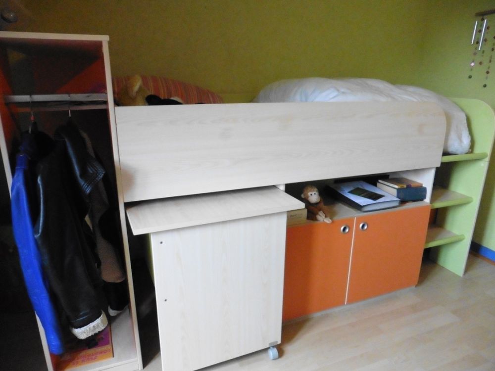 lit enfant combin&eacute; Mobilier enfants
