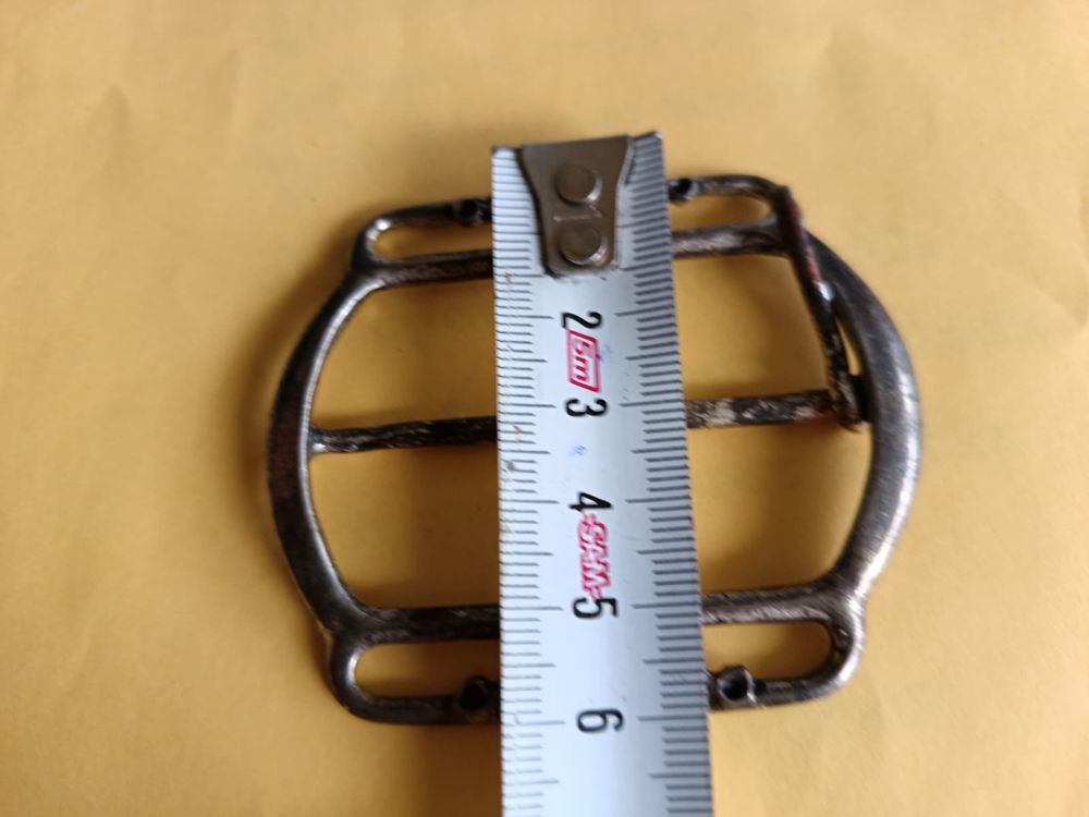 Grande Boucle de Ceinture Vintage en Laiton Massif N&deg;6
