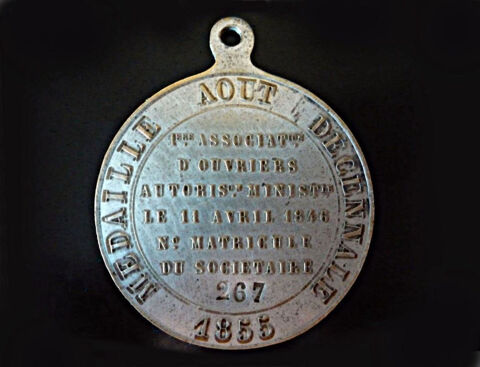 Médaille Société de Bienfaisance Mutuelle 130 Guilherand-Granges (07)