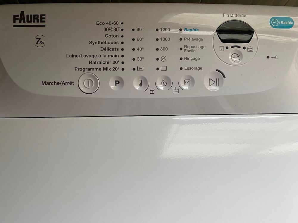 Achetez lave linge faure 7 quasi neuf, annonce vente à Paris (75 — free download