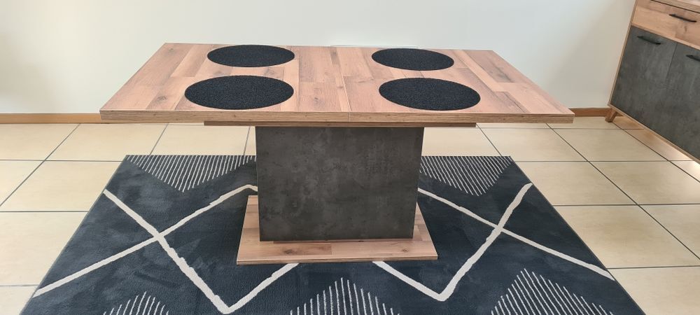Table &agrave; manger avec 1 rallonge Meubles