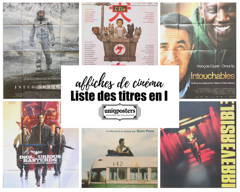 Affiches originales de cin&eacute;ma : Films en I (partie 2) 