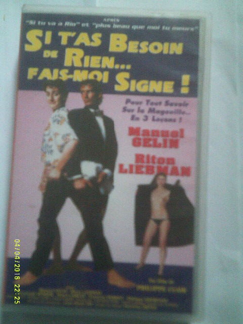 Si T As Besoin De Rien Fais Moi Signe avec manuel Gelin DVD et blu-ray