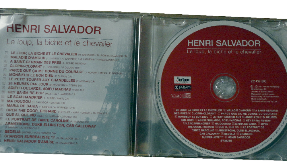 CD HENRI SALVADOR le loup, la biche et le chevalier CD et vinyles