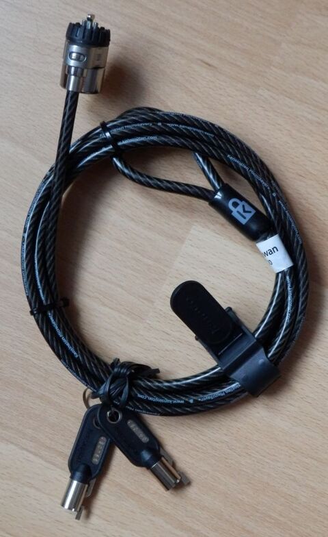 Cable de s�curit� � cl� - kensington : NEUF 6 �vry (91)