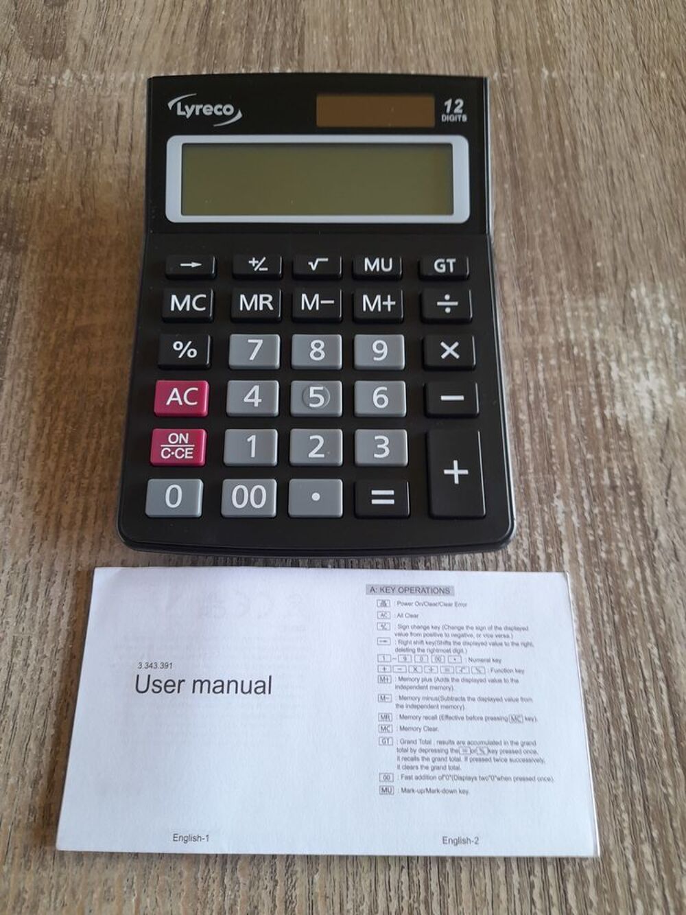 Calculatrice "12 digits" Matériel informatique