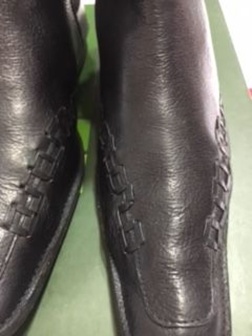 Boots cuir noir Girbaud taille 38 Chaussures