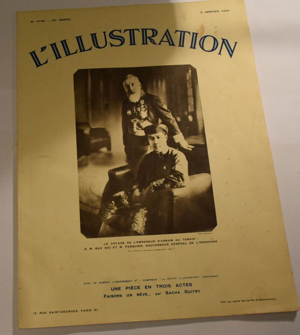 Illustration 4740 - 9 janvier 1934 - Cologne Londres Bruges. Photos/Video/TV