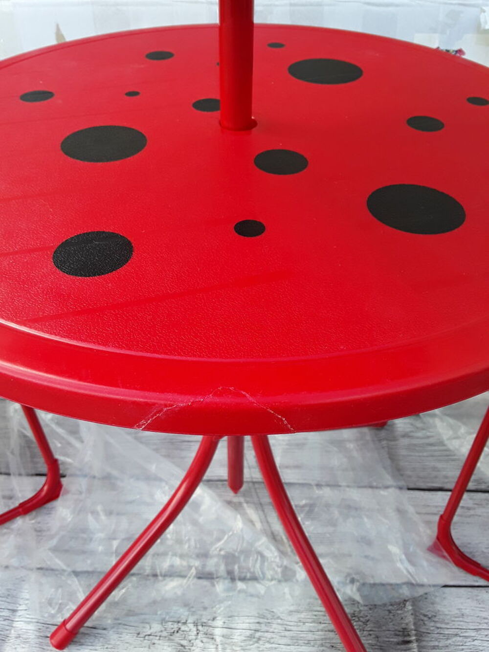 Salon de Jardin enfants motif coccinelle 3-6 ans Jeux / jouets