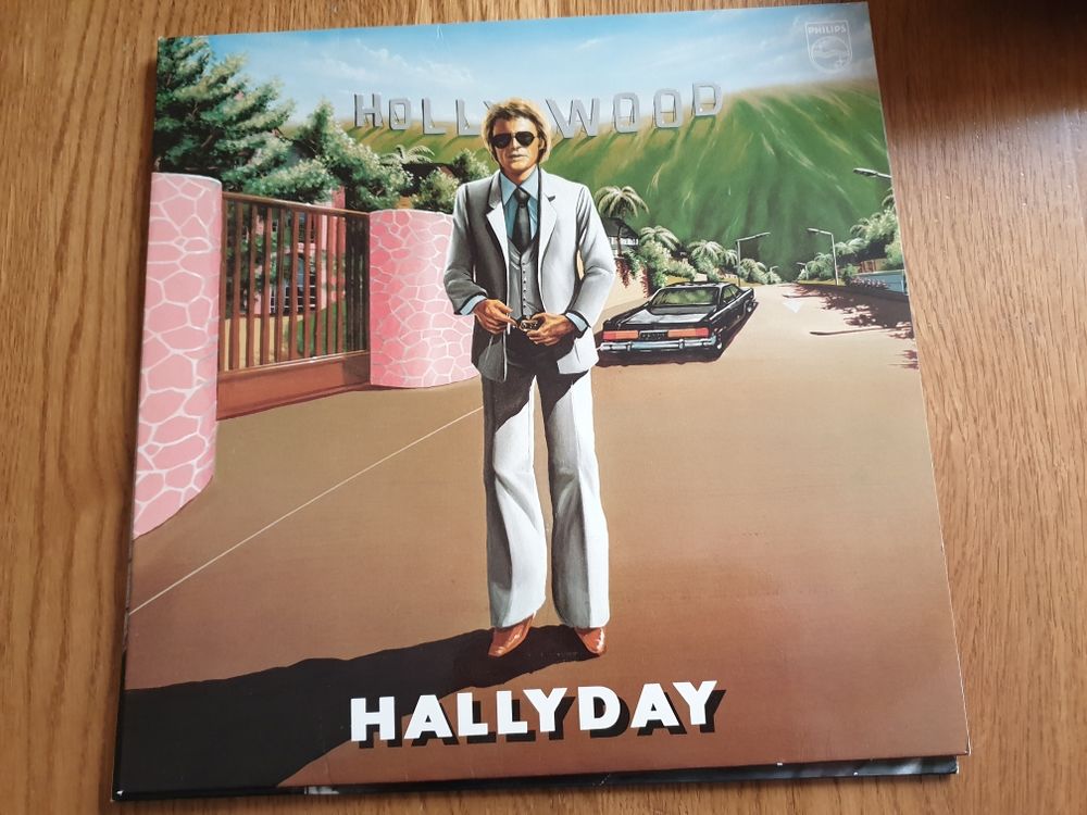 Disque vinyle Johnny Halliday Holliwood DVD et blu-ray