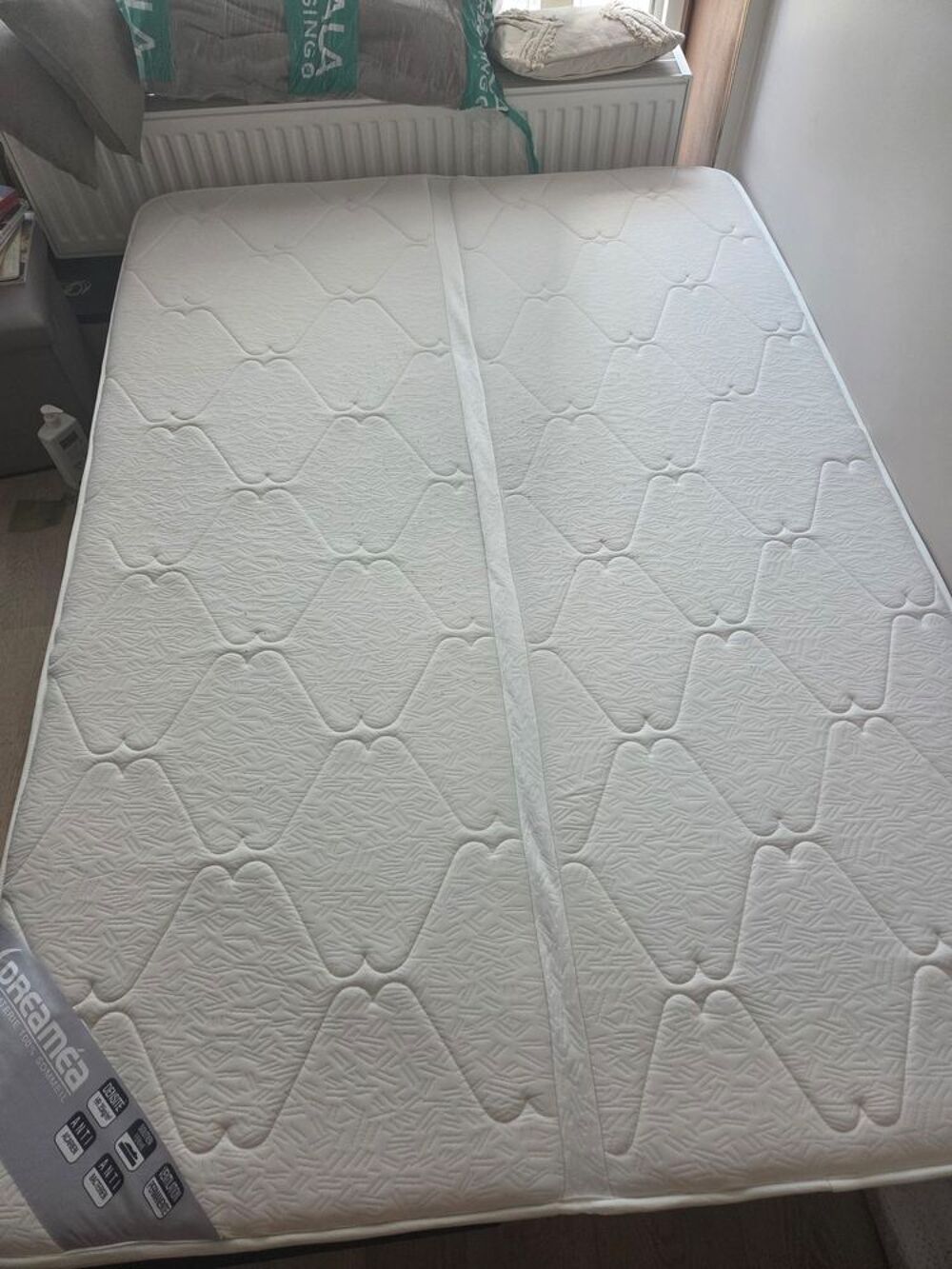 Canape clic-clac tissu gris taupe Meubles