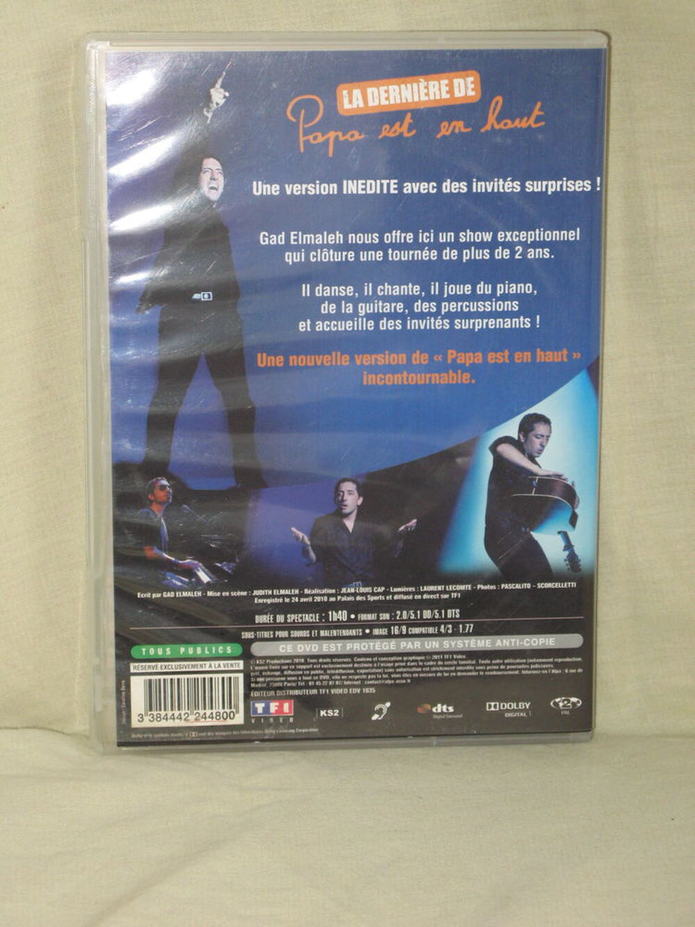 Gad elmaleh papa est en haut DVD et blu-ray