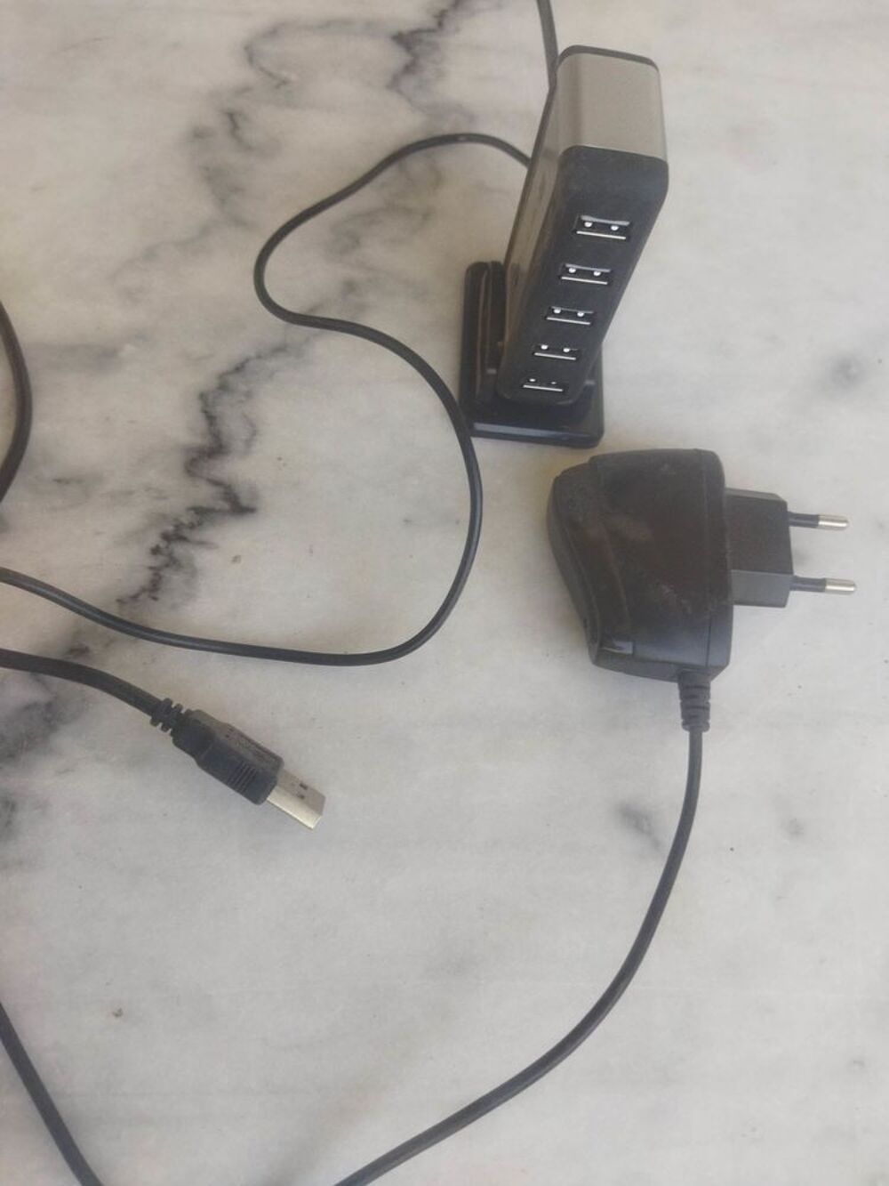 Hub de raccordement 1 prise imprimante + 7 prise femelle USB Matériel informatique