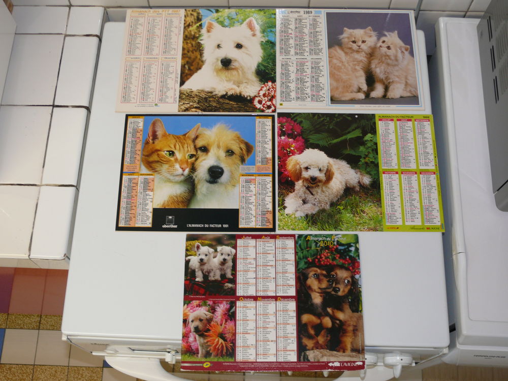 Calendriers &quot;Chiens - Chats&quot; 