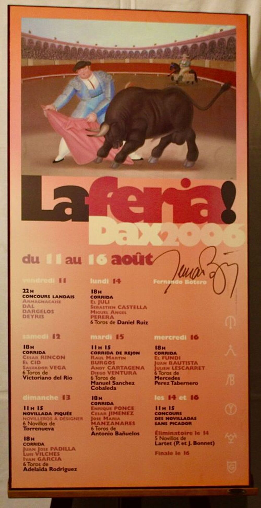 CHOIX IMPORTANT D' AFFICHES DE CORRIDA ET FERIA . 