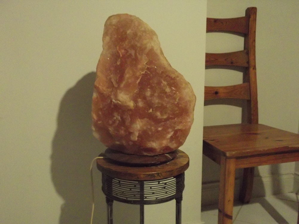 lampe pierre a sel de l himalaya Décoration