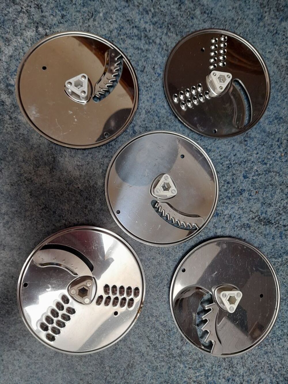 Lot de 5 r&acirc;pes pour robot Kenwood Chef Electroménager