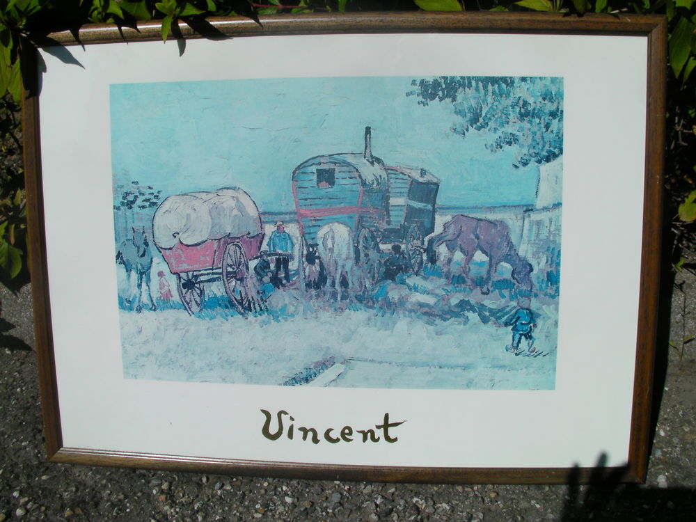 Tableau mural "CARAVANES" VAN GOGH - reproduction Décoration