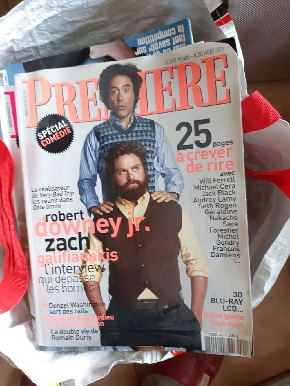 magazine PREMIERE Livres et BD