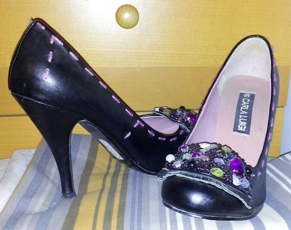 chaussures cuir &agrave; talons Chaussures