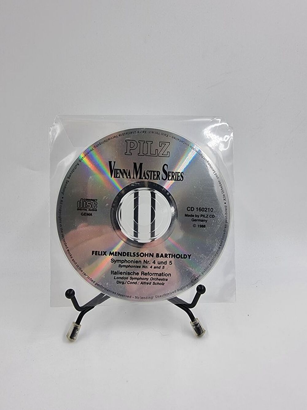 CD de musique Felix Mendelssohn Bartholdy : Symphonien Nr. 4 CD et vinyles