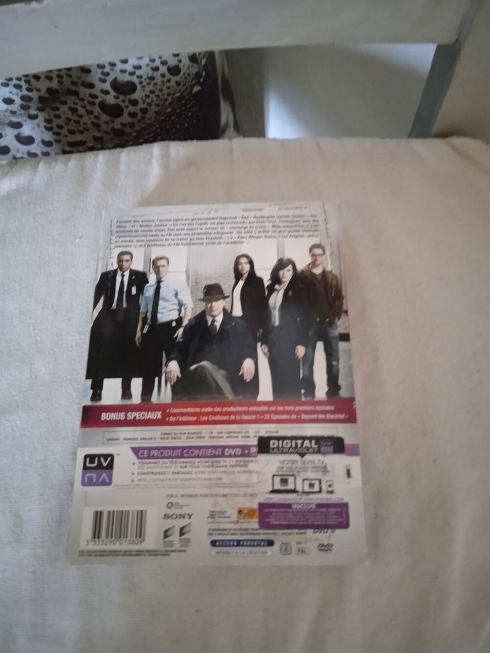 DVD The Blacklist
Saisons 1
2013
6 CD
Excellent &eacute;tat
En DVD et blu-ray