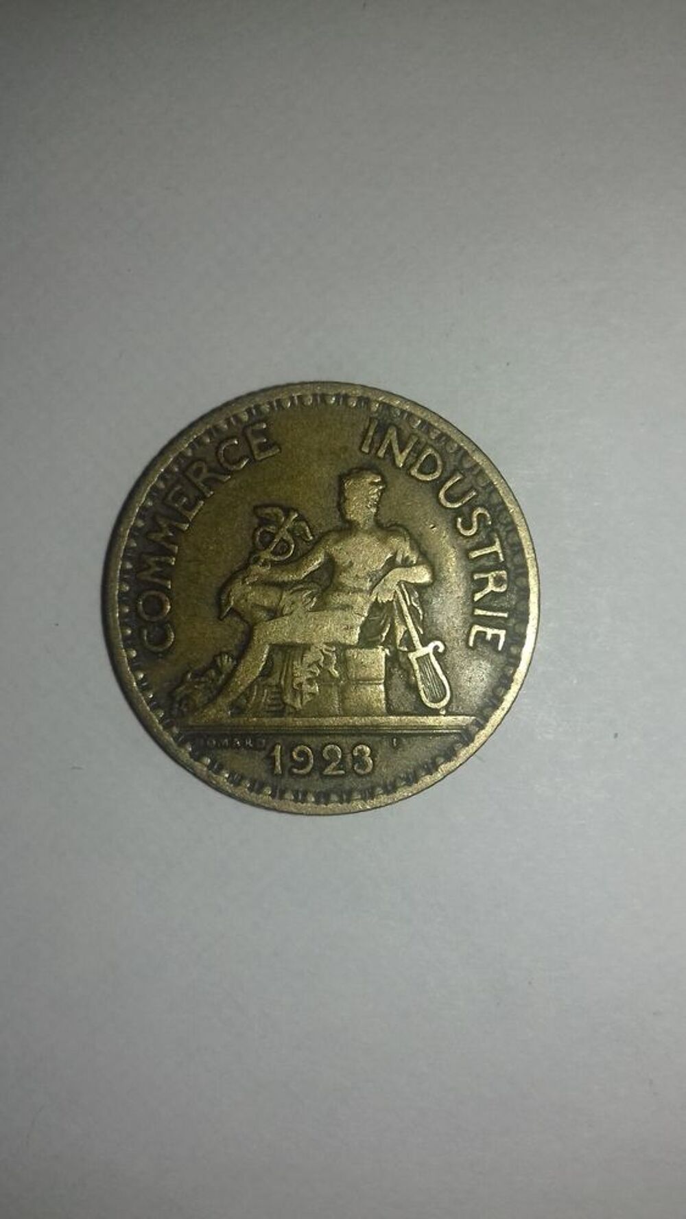 Pi&egrave;ce Bon pour 1F Chambre de Commerce de France1923
