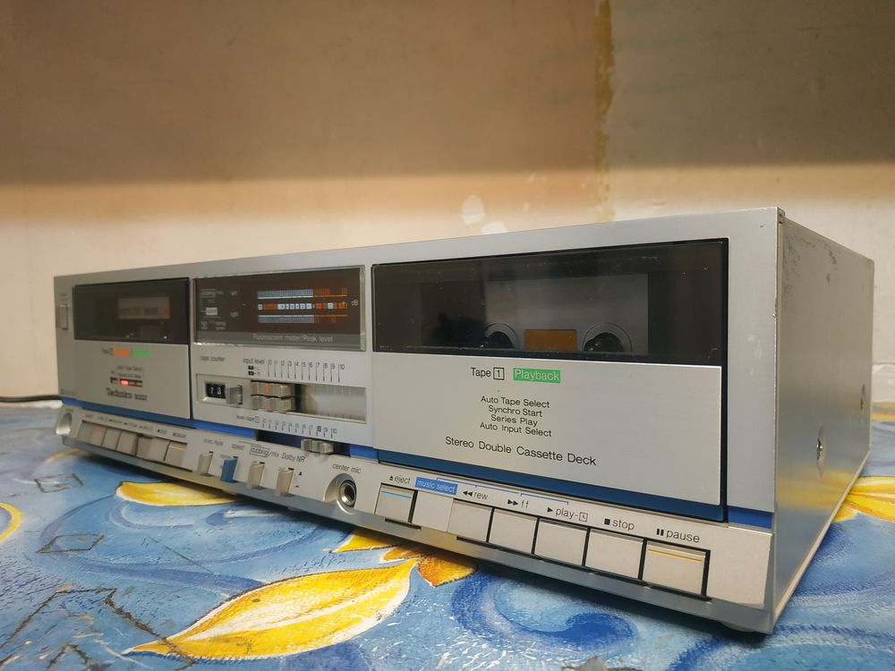 Platine Double K7 TECHNICS RS-M222 - [ R&eacute;vis&eacute;e ] Vintage 80 Audio et hifi