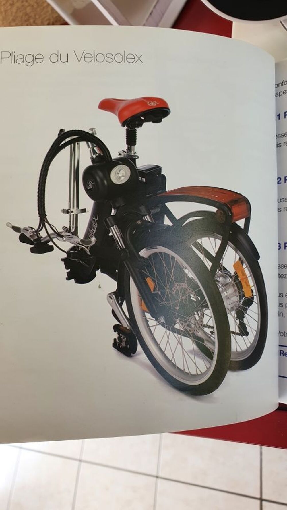 v&eacute;lo &eacute;lectrique pliant solex Vélos