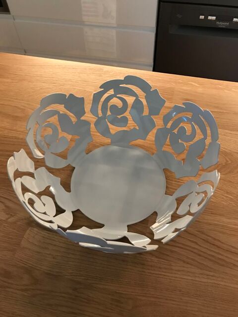 Alessi Neuf / corbeille fruits La Rosa Blanche 29 cm 45 Guenrouet (44)