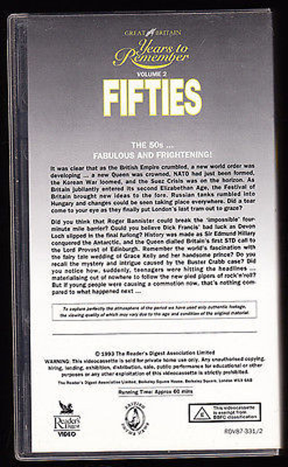 Nbreuses cassettes vid&eacute;o ( K7 VHS ) en Anglais Vintage BE.
DVD et blu-ray