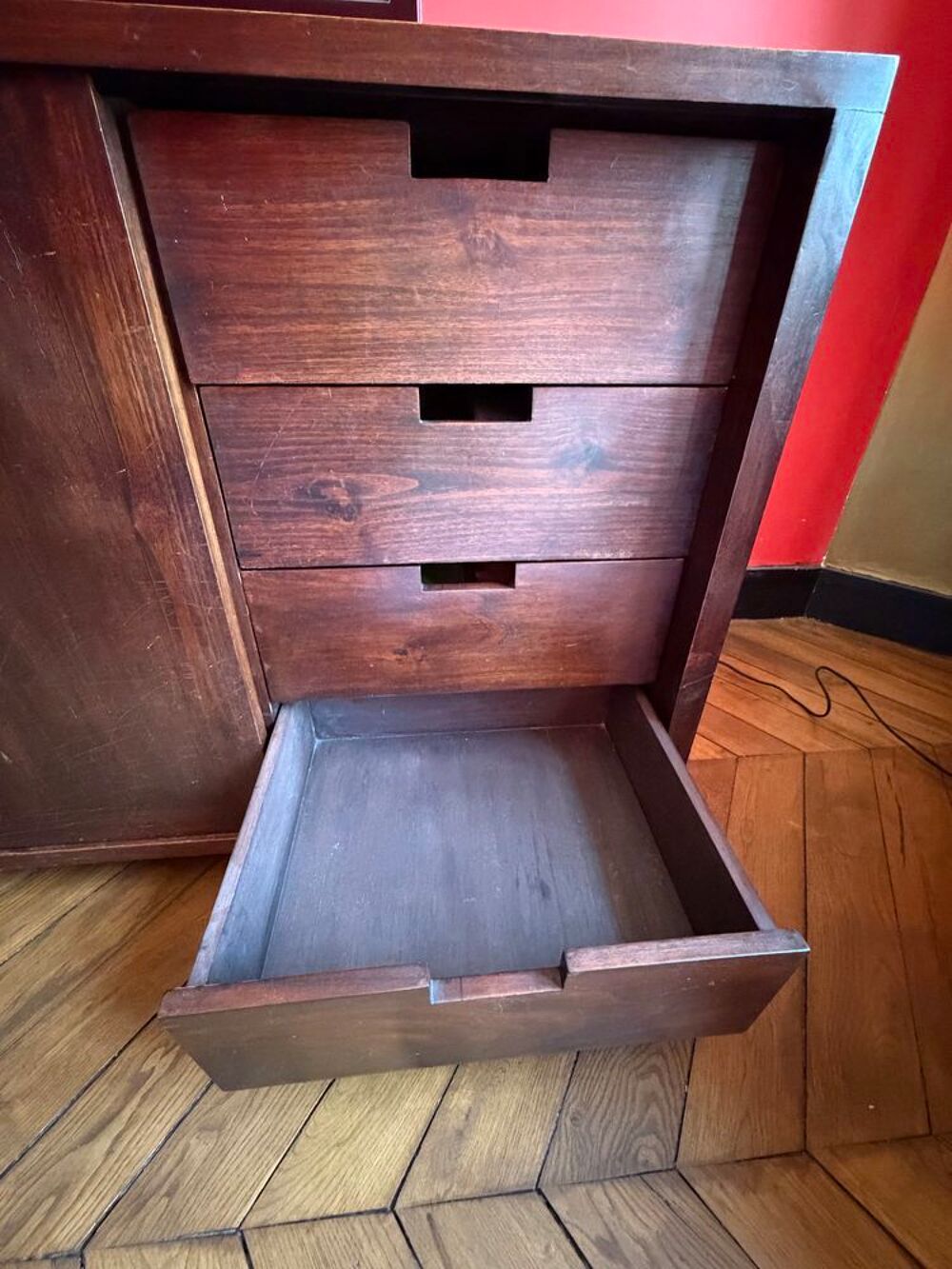 Superbe meuble en bois massif €" Style contemporain €" Nombreux rangements Meubles